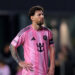 Feb 22, 2025; Fort Lauderdale, Florida, USA; Inter Miami CF forward Lionel Messi (10) during the second half against New York City FC at Chase Stadium. Mandatory Credit: Sam Navarro-Imagn Images
