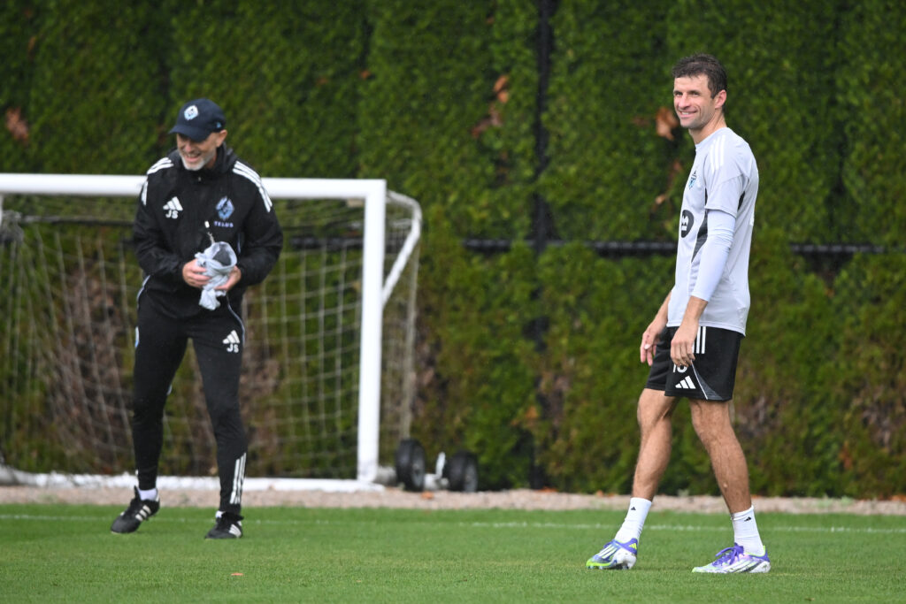 Sorensen practices during for the first training session with the team at National Soccer Development Centre at the University of British Columbia. Mandatory Credit: Anne-Marie Sorvin-Imagn Images
