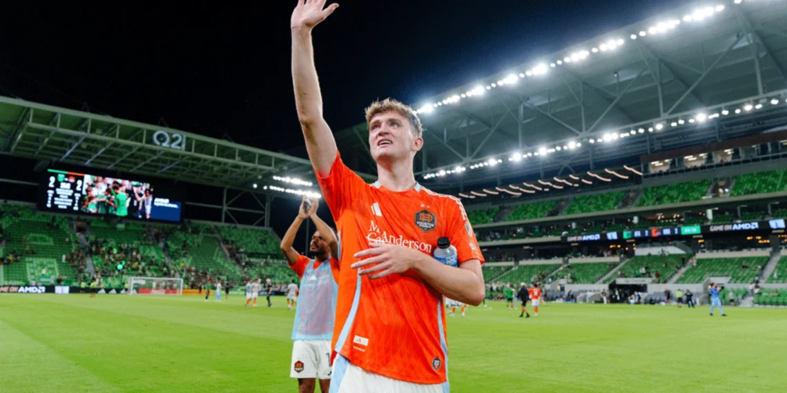 Houston Dynamo FC transfer midfielder Jack McGlynn to Stoke City FC in the EFL Championship